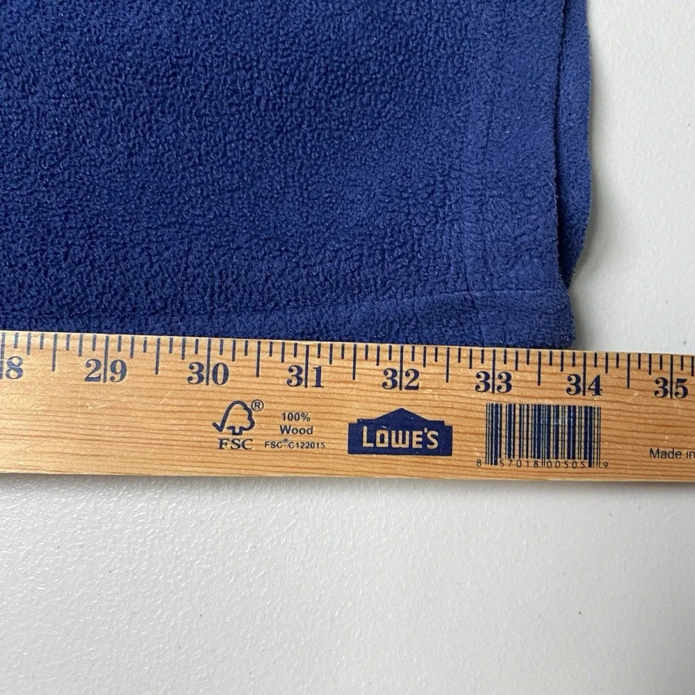 90s Adidas Sweatpants 2XL (Long) Pile Fleece Baggy Navy